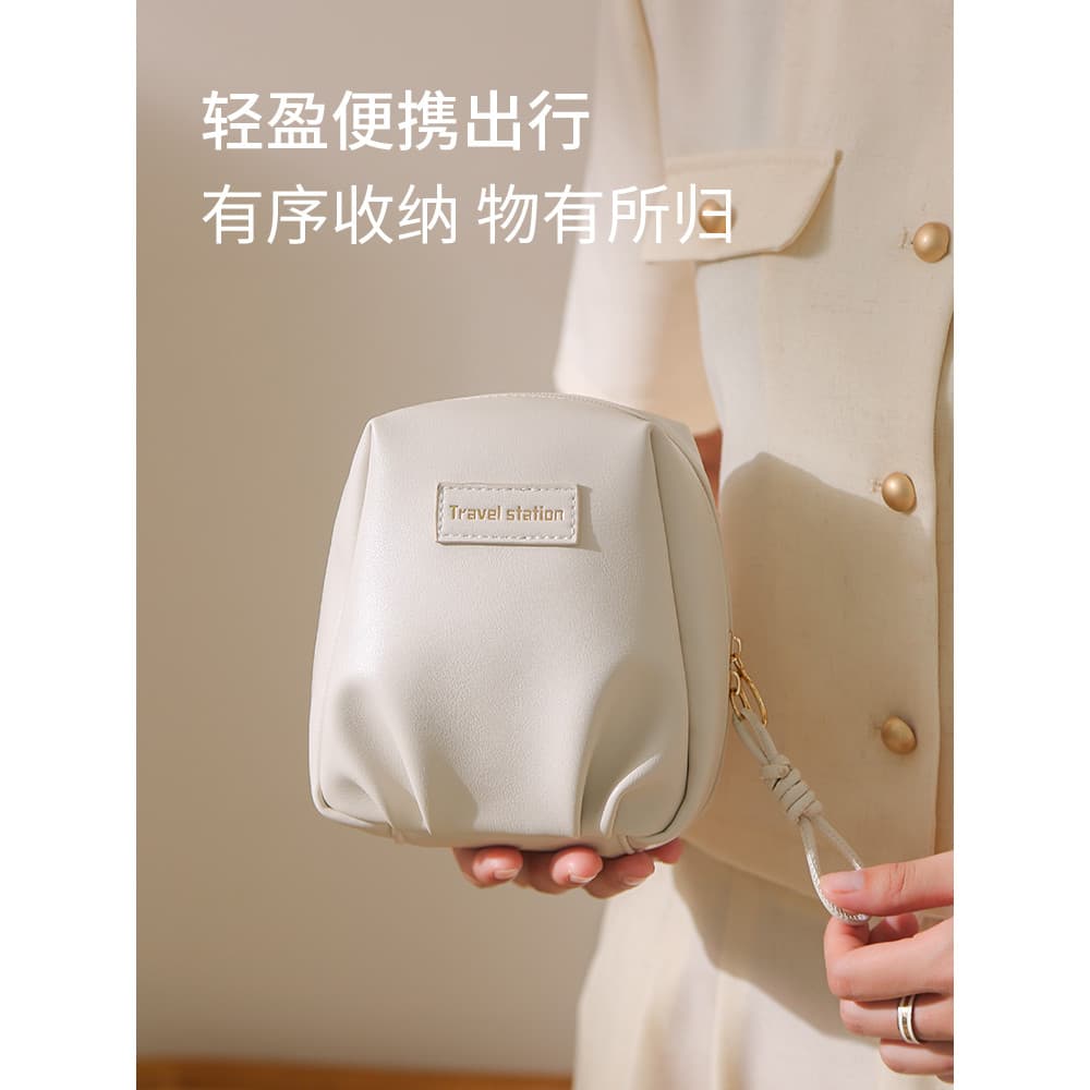 Saco cosmético feminino 2026 novo estilo High-End saco de armazenamento de cosméticos portátil saco de batom portátil sa
