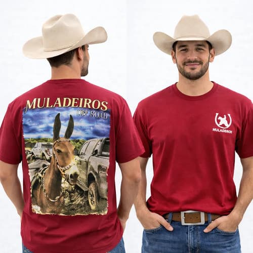 Camiseta Muladeiro Camisa Muladeiro Moda Country Muladeiros