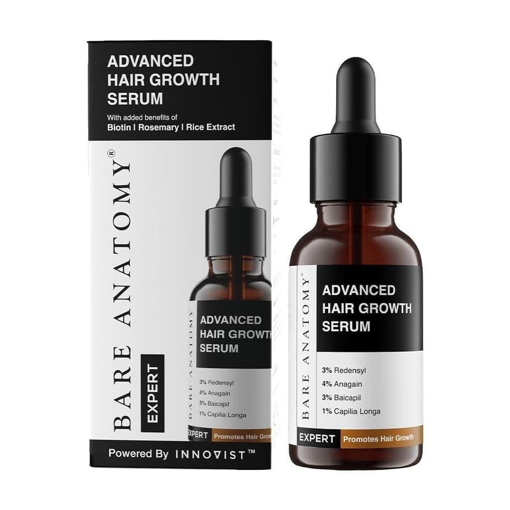 Sérum Avançado para Crescimento Capilar Bare Anatomy |   3% Redensyl - 2x Melhores Resultados que o Minoxidil |   + 4% A