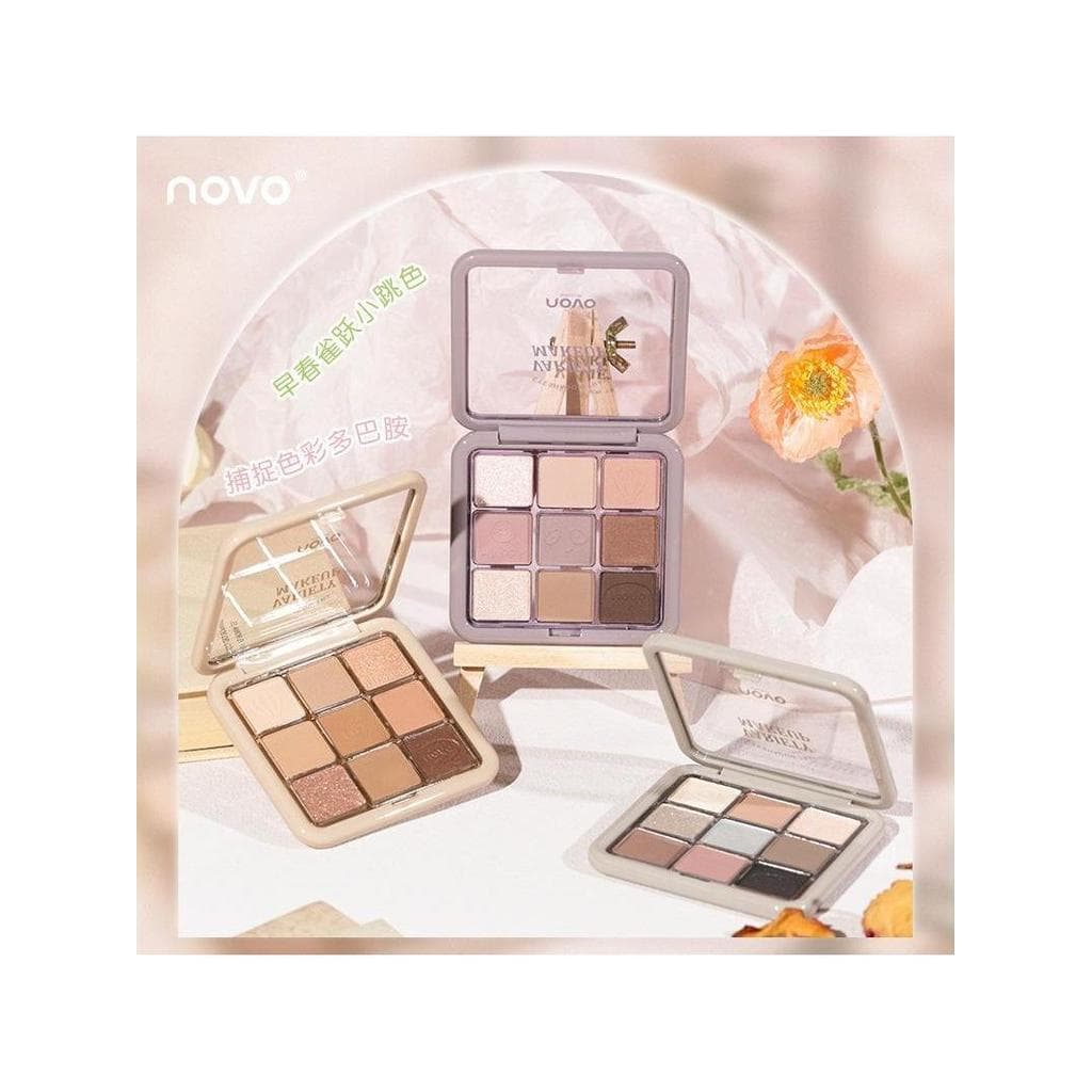 NOVO paleta de sombras de nove cores 2024 NOVO estilo cor terra fosco alto brilho reparação tudo-em-um paleta cor diária