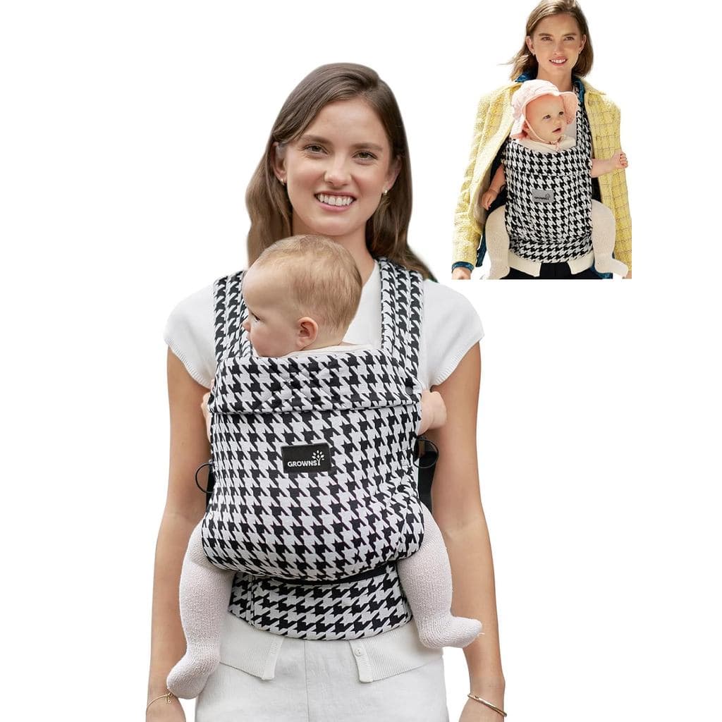 Canguru para Bebês GROWNSY, Leve e Ergonômico, para Recém-Nascidos até Crianças Pequenas (7-44 lbs), com Suporte para a