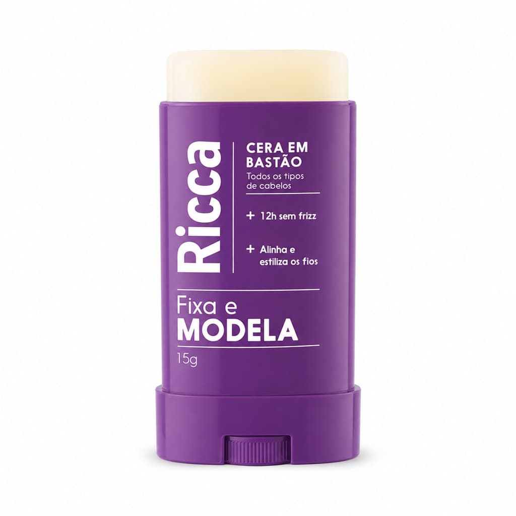 Cera Capilar Fixadora Ricca 15g Bastão
