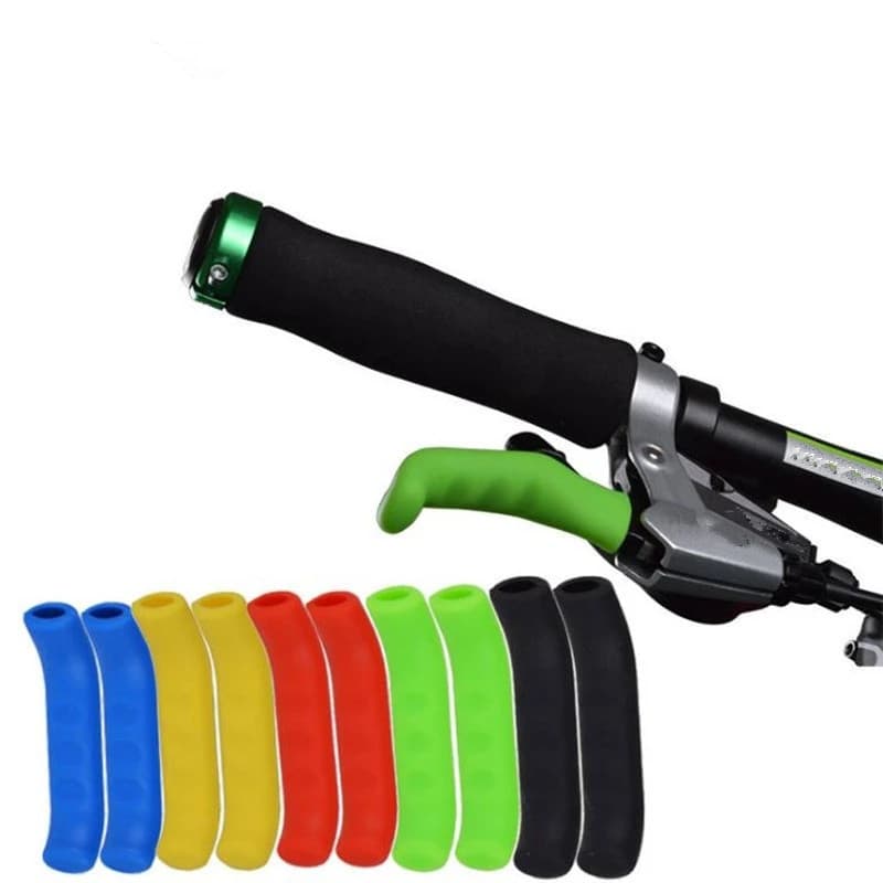 Capa de Freio de Bicicleta em Silicone, Acessório de Proteção Antiderrapante para Bicicleta de Montanha