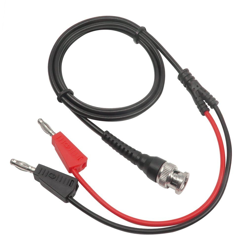 Cabo Coaxial BNC Macho para Conector Duplo Banana para Osciloscópio