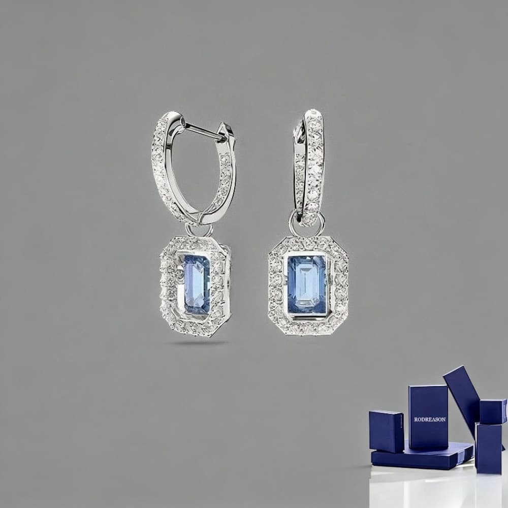 RODREASON Brincos De Joias Para Mulheres Moda Diamante Cristal Em Forma De Presente
