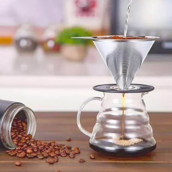Coador Filtro De Café Aço Inox Sem Uso De Papel --- LYOR