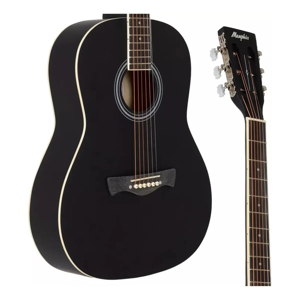 Violão Acústico Tagima Memphis AD-40 BKS Clássico Aço Black Satin