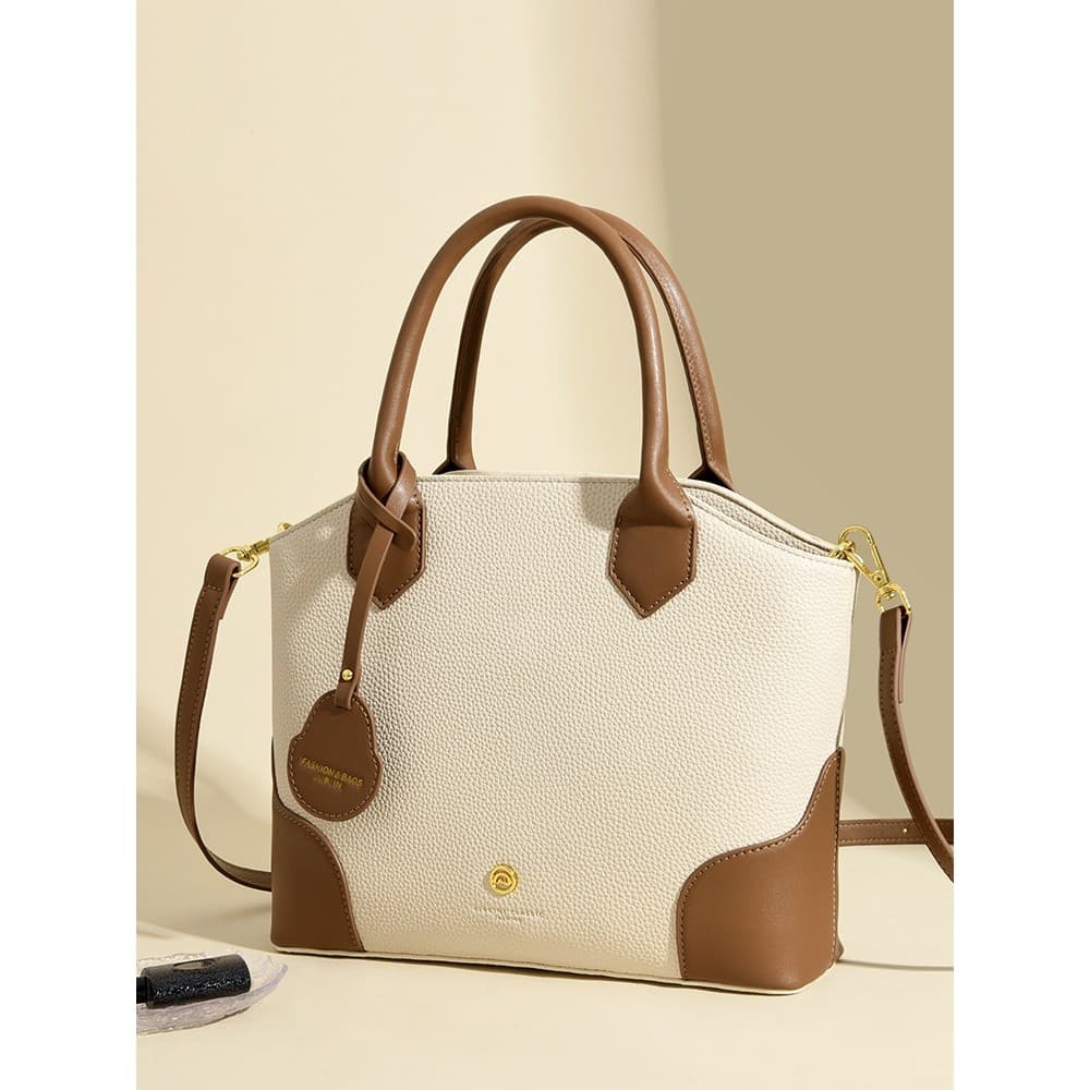 Hong Kong primavera feminina 2026 venda quente contraste cor moda bolsa Casual All-match bolsa de ombro trabalho Commute