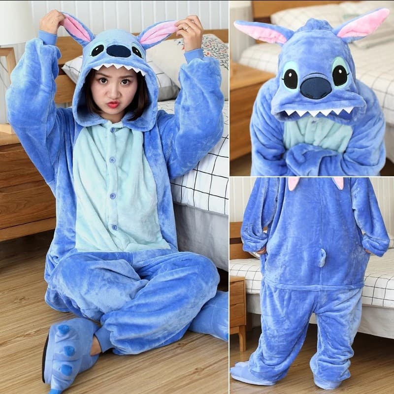 Os Pijamas Confortáveis De Flanela Projetados Para O Inverno Animais , Adultos E Crianças-* & -