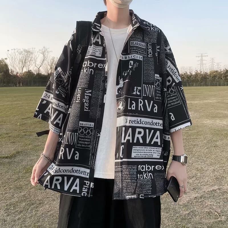 Camisa de manga curta flor Hainan ilha roupas praia Sanya Xiawei estilo tailândia viagem masculino casal Casual jaqueta