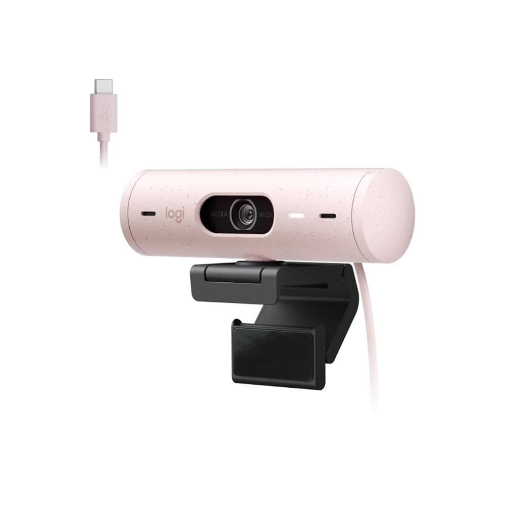 WEB CAM USB-C BRIO 500 FULL HD 1080P ROSA LOGITECH 960-001418