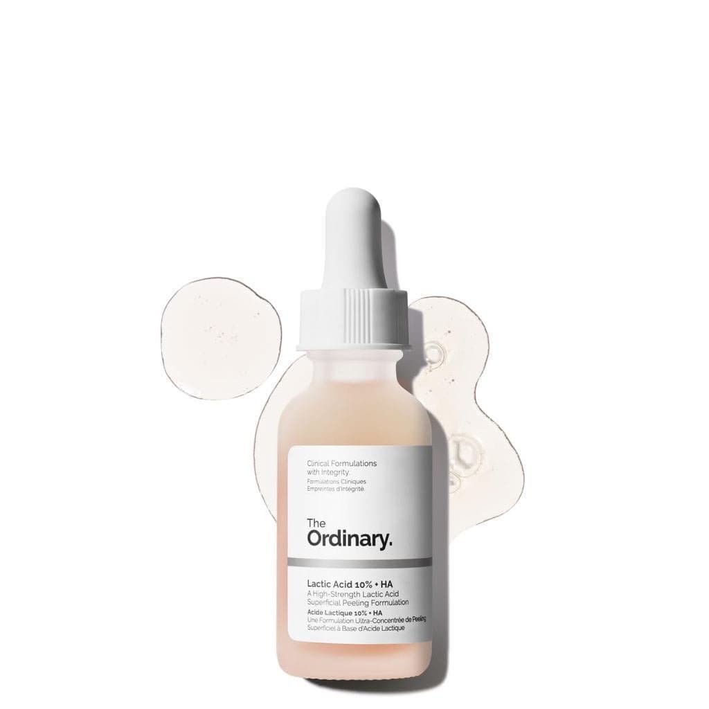 The Ordinary Ácido Lático 10% + Ácido Hialurônico 2%, Sérum Esfoliante de Alta Potência para uma Pele Mais Lisa e Radian