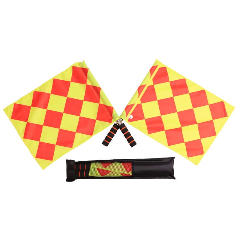 Bandeira lateral de patrulha de árbitro de aço inoxidável, bandeira lateral de futebol, bandeira de sinal, antiderrapant