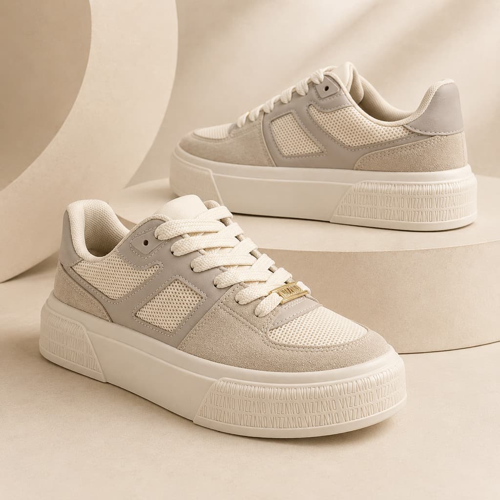 Tênis Vizzano Feminino Casual Plataforma Ultraconfortavel