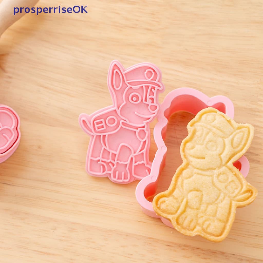 Conjunto de 6 formas para assar em formato de cachorro [newpros] Ferramentas de cozinha para modelagem de personagens de