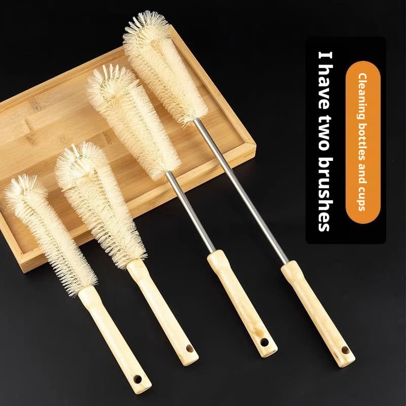 Escova De Limpeza De Garrafas Com Cabo Longo Para Liquidificador , Copo De Bebê , Garrafa De Leite , Limpador De Canto M
