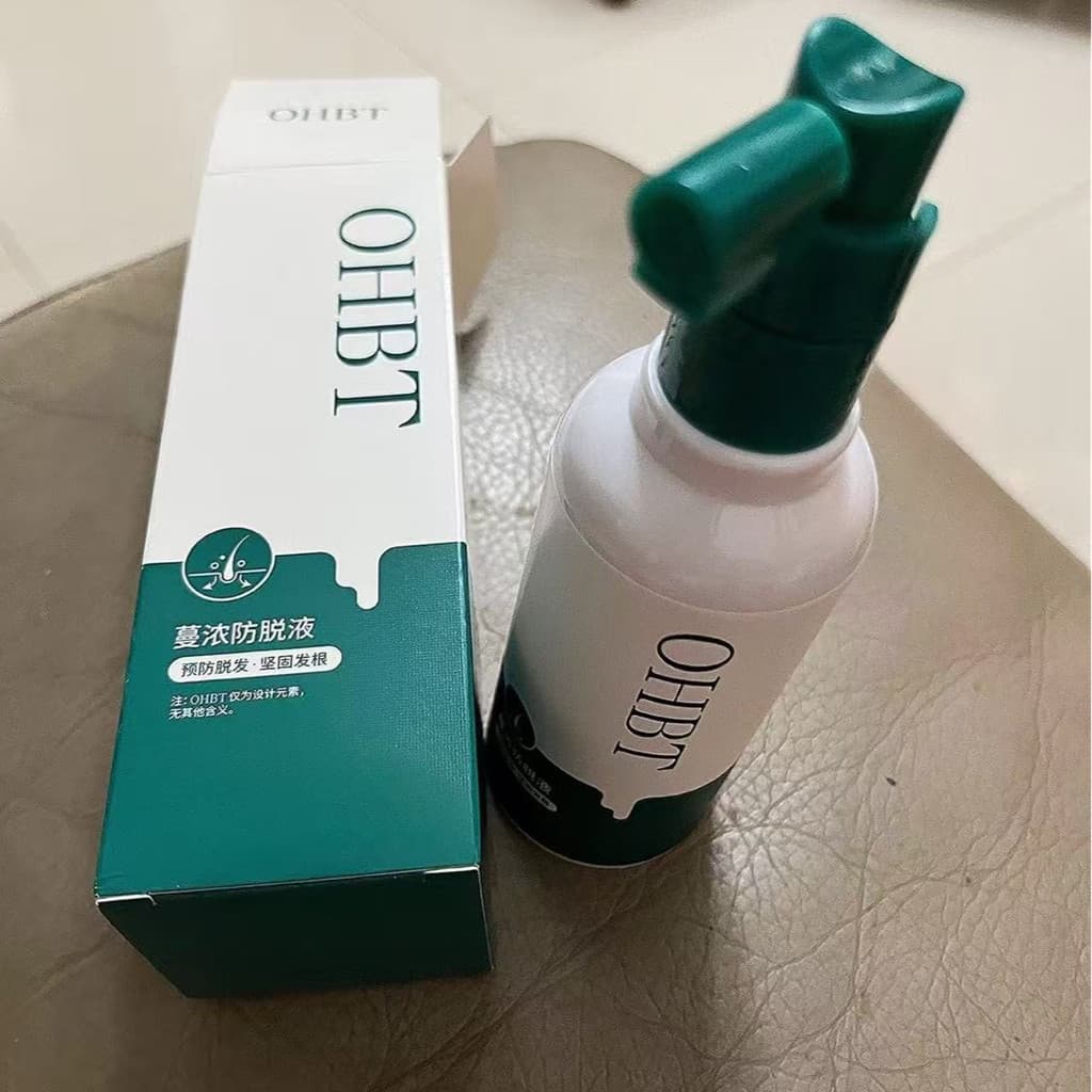 OHBT cipreste folha Polygonum Multiflorum anti-perda de cabelo loção nutritiva raízes fortes fortalecer o couro cabeludo