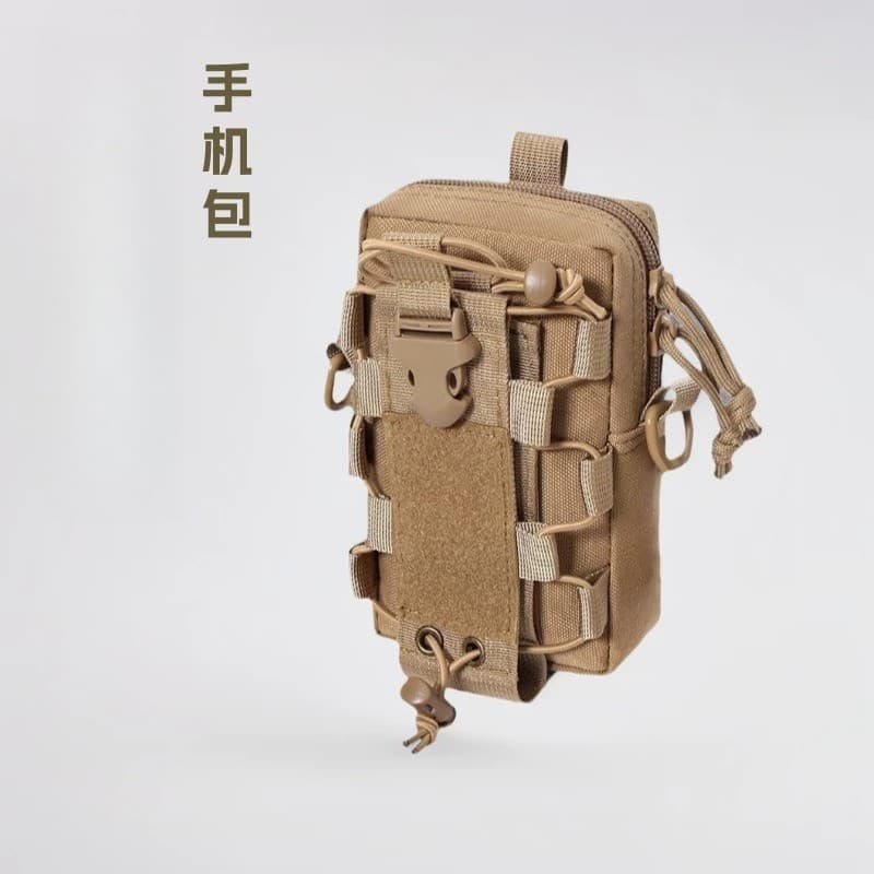 Bolsa de cintura de combate multifuncional bolsa de escalada ao ar livre colete ciclismo garrafa de água do telefone móv