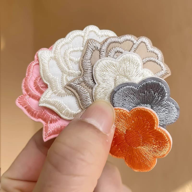 Adesivos de pano bordados roupas para baixo jaqueta remendo adesivos autoadesivos buracos sem costura podem costurar pad