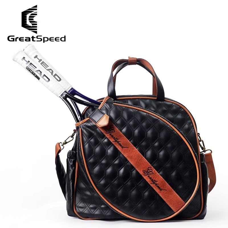 Four Grand Slams GREATSPEED Bolsa de tênis Bolsa de Badminton 2 pacotes Mulheres Homens Bolsa de ombro estilo adulto