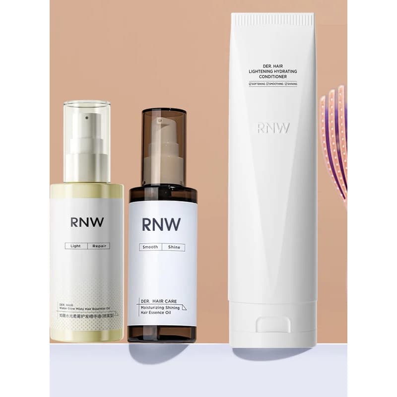 RNW Ruwei cuidados com o cabelo óleo essencial melhorar o frizz cabelo seco macio frizz cuidados com o cabelo fragrância
