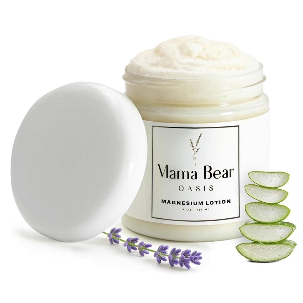 Loção Mama Bear Oasis - Loção de Lavanda para Pés, Mãos, Pernas e Dedos dos Pés, Contém Arnica, Vitamina B6, Aloe Vera,