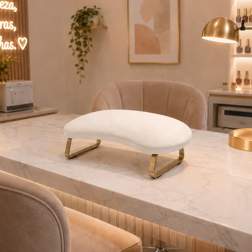 APOIO PARA MÃOS E BRAÇOS PARA BANCADA MESA DE MANICURE PREMIUM