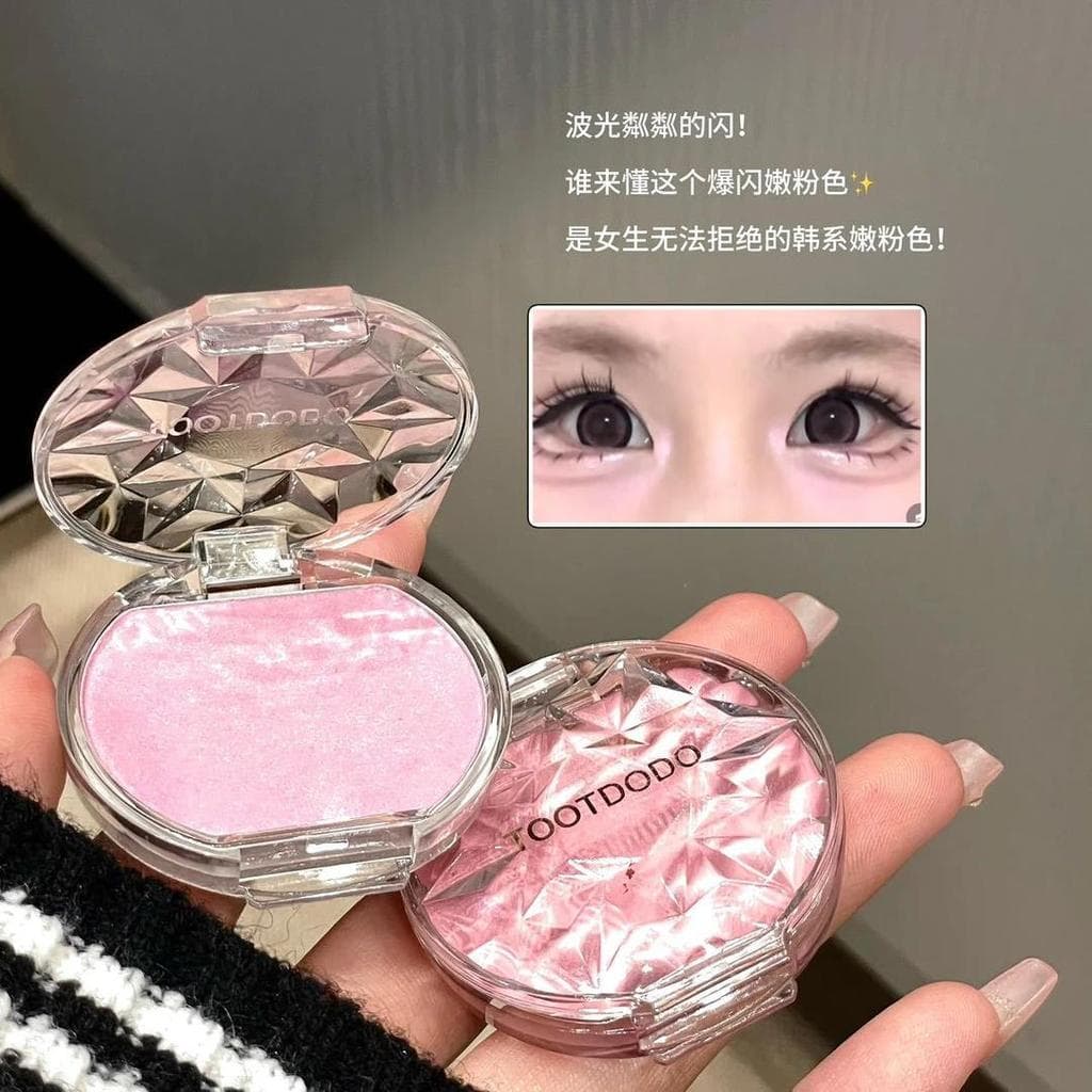 Tootdodo tootdodo tingimento macio blush atmosfera blush creme desenvolvimento de cor perolado fosco alto brilho estudan