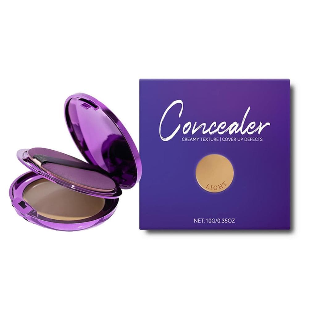 Corretivo em Creme Matte Suave Evanesce, Corretor de Cor para Olheiras com Pincel de Maquiagem, Longa Duração e Resisten