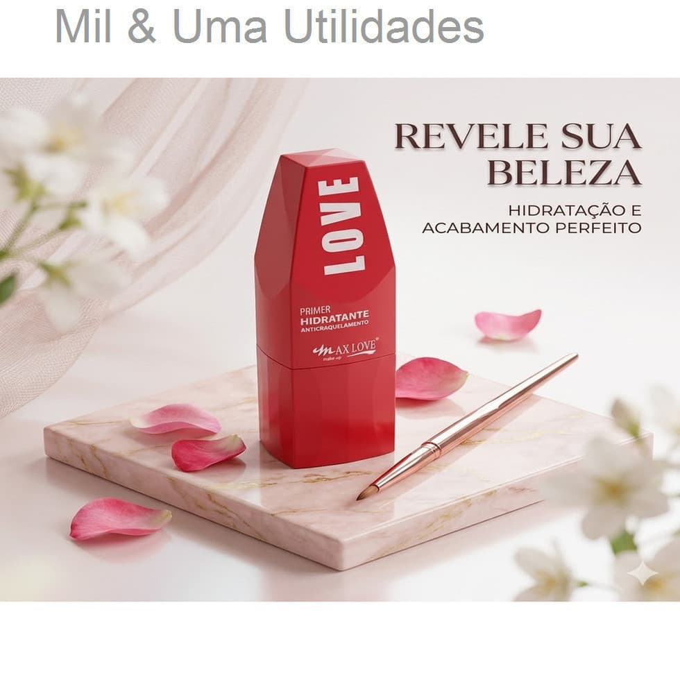 Primer Hidratante Anticraquelamento Max Love 30mlOWC7ZBRKEWRU