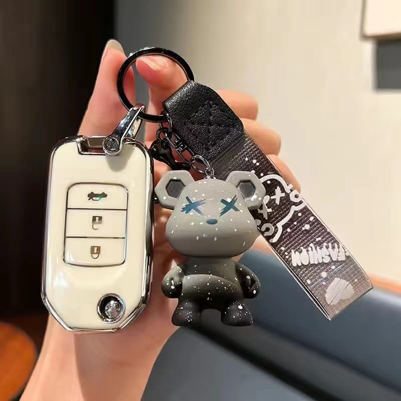 Adequado para antigo Honda Accord Civic Cibo Ruilingpai dobrável caso chave Plug-In controle remoto capa protetora fivel