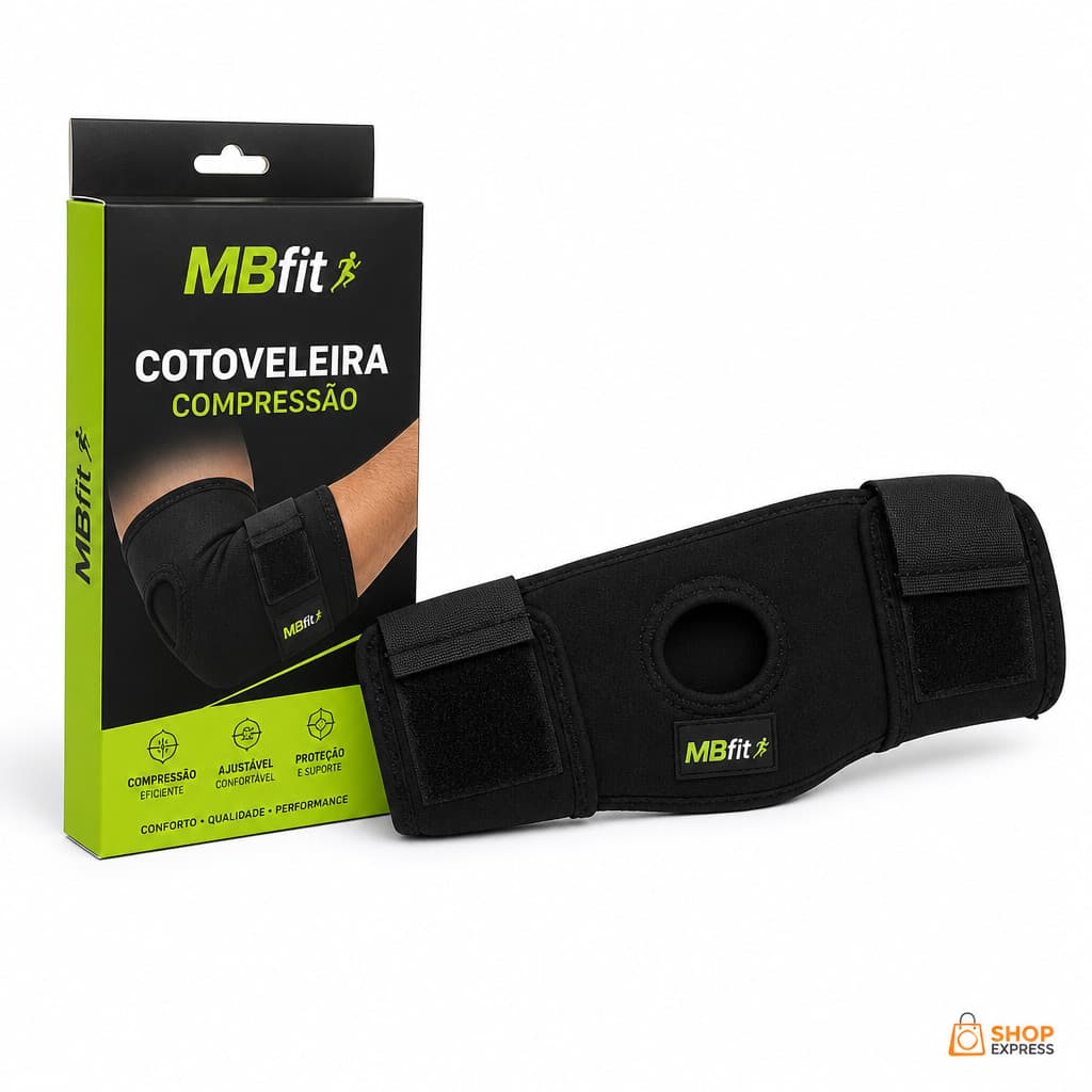 Cotoveleira Ortopedica Ajustavel Neoprene Alívio De Dor Tendinite Crossfit Esporte Fitness Treino