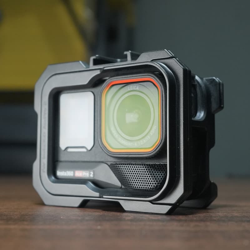 Urso gordo adequado para Shadow Stone insta360 Ace/Pro/2 câmera esportiva coelho gaiola caso protetor capa de quadro res
