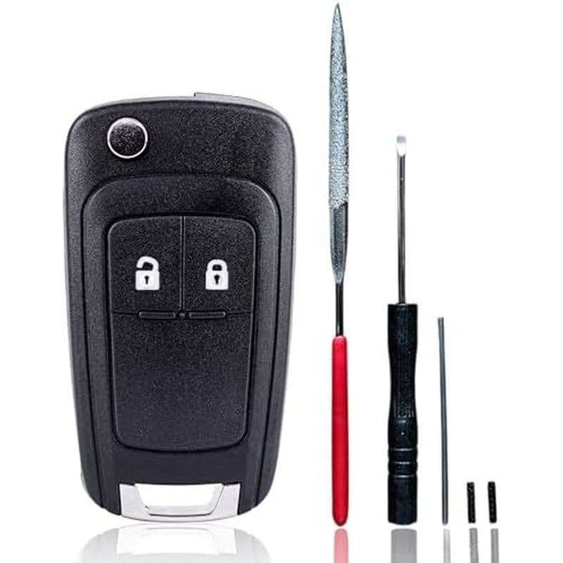 Conjunto De 2 Botões De Chave Dobrável Opel Key Shell Com Ferramentas | Adequado Para Astra J Adam Corsa E Mokka Insigni