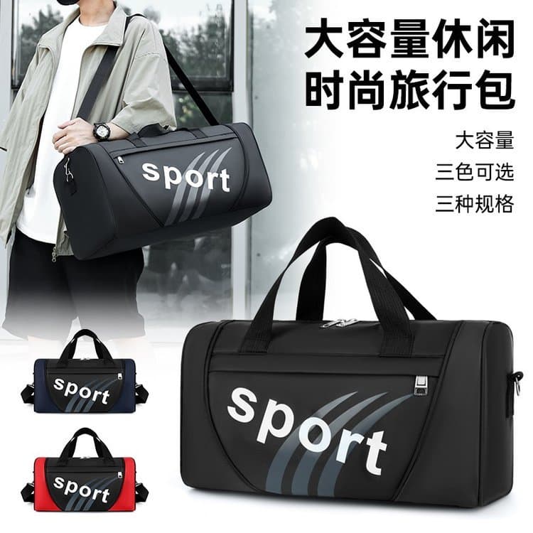 Bolsa de viagem novo estilo de grande capacidade portátil leve saco de esportes Yoga ginásio saco de bagagem de curta di