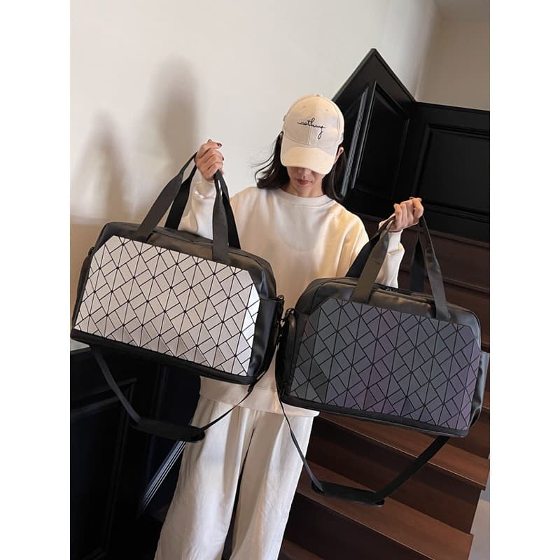 Bolsa de viagem feminina moda curta distância grande capacidade motocicleta mochila saco do mensageiro grande capacidade