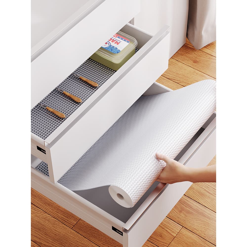 Tapete de gaveta de armário de cozinha de qualidade alimentar, papel à prova de umidade, à prova de mofo, espessado, à p
