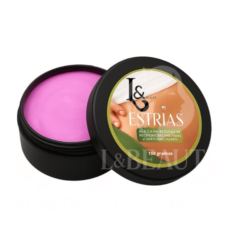 Creme Para Estrias Redutor Previne Trata Gravidez Gestante 150g L&Beauty