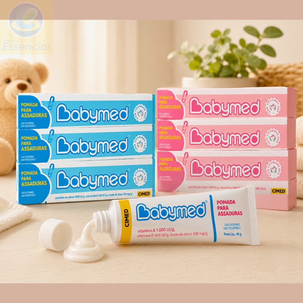 Creme Pomada Assadura Vermelhidão Brotoejas Recém Nascido Bebê Babymed 45g Óxidio De Zinco Barato