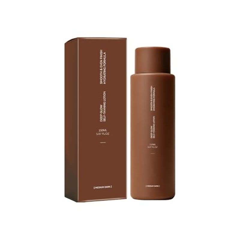 Loção Autobronzeadora Rich Brown Bronze Shine Para O Corpo-Fórmula Botânica Intensificador De Bronzeamento Ao Ar Livre ,