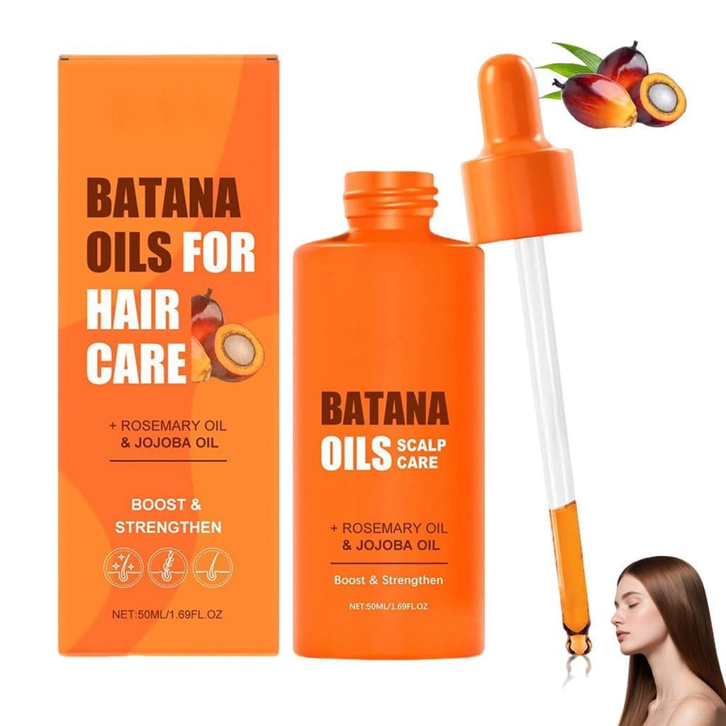 Óleo de Batana para Cabelo, Óleo Líquido de Batana Fortalece e Nutre Cabelos Danificados com Óleo de Alecrim, Óleo de Jo