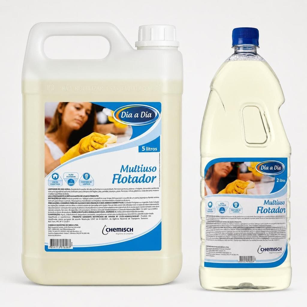 Limpa Lonas Flotador Multiuso 2 ou 5 Litros Alta Performance para Sujeira Pesada e Limpeza
