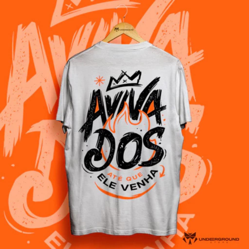 Camiseta Avivados até que Ele venha camisa Tshirt blusa gospel evangélica EVANGELICA