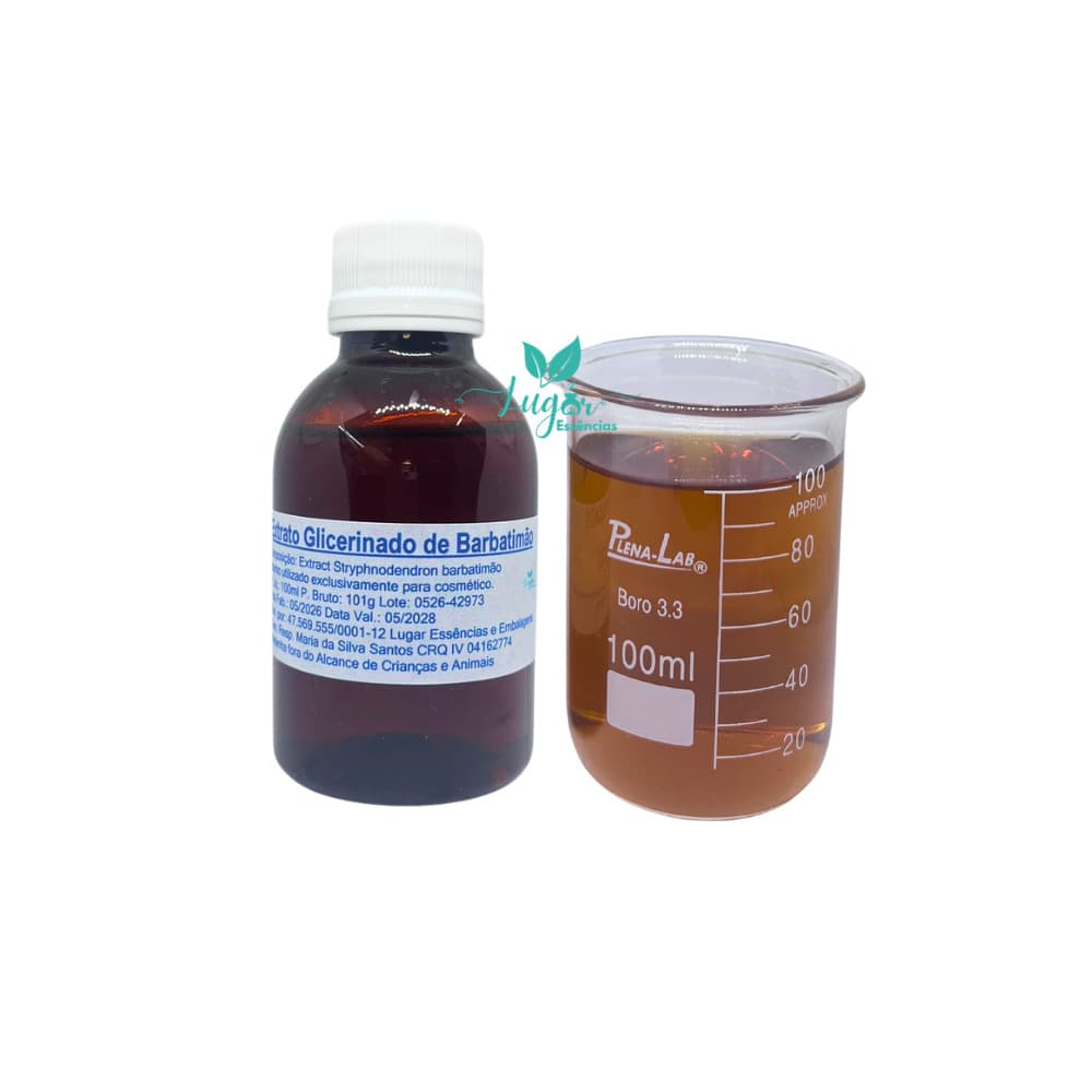 Extrato Glicerinado Barbatimão 100ml - Uso Cosmético