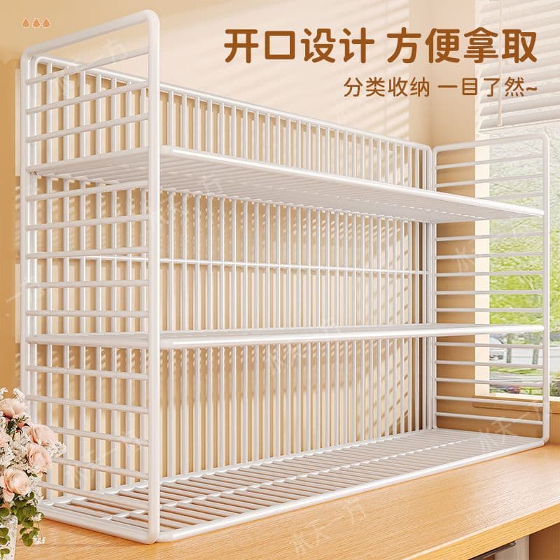 Prateleira de mesa para uso doméstico, rack de armazenamento para mesa de jantar, organizador de mesa, estante de tecido