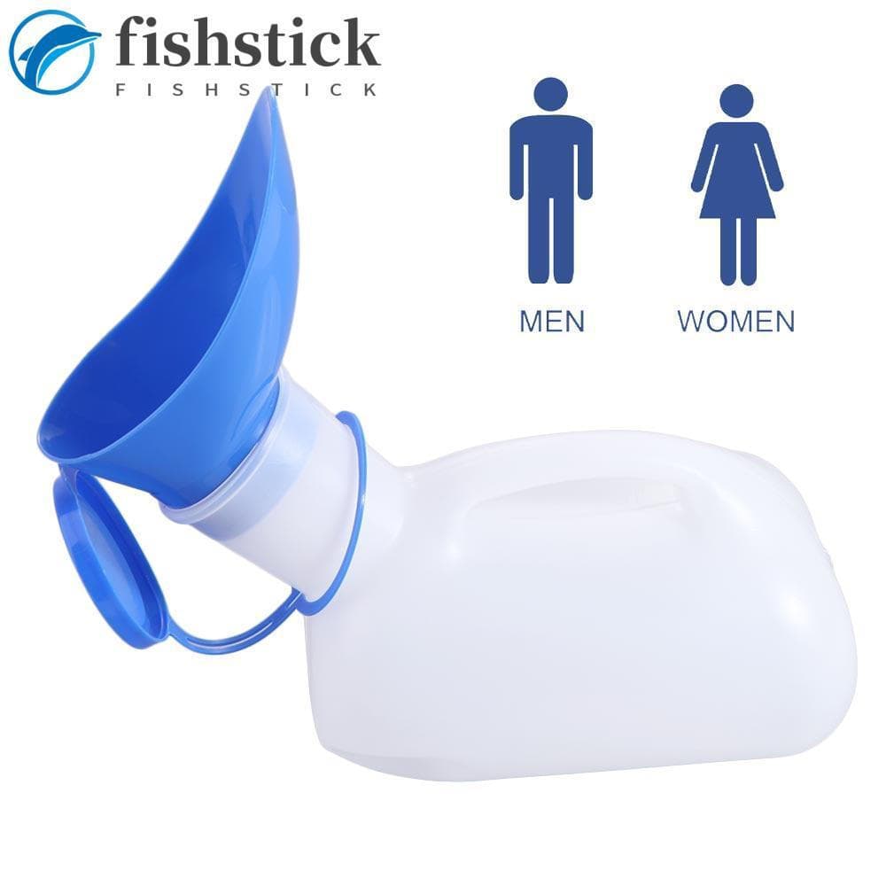 Vaso Sanitário Móvel FISHSTICKA , Mictório De Viagem Para Garrafa De Xixi De 1000ml , Urina De Carro De Grande Capacidad