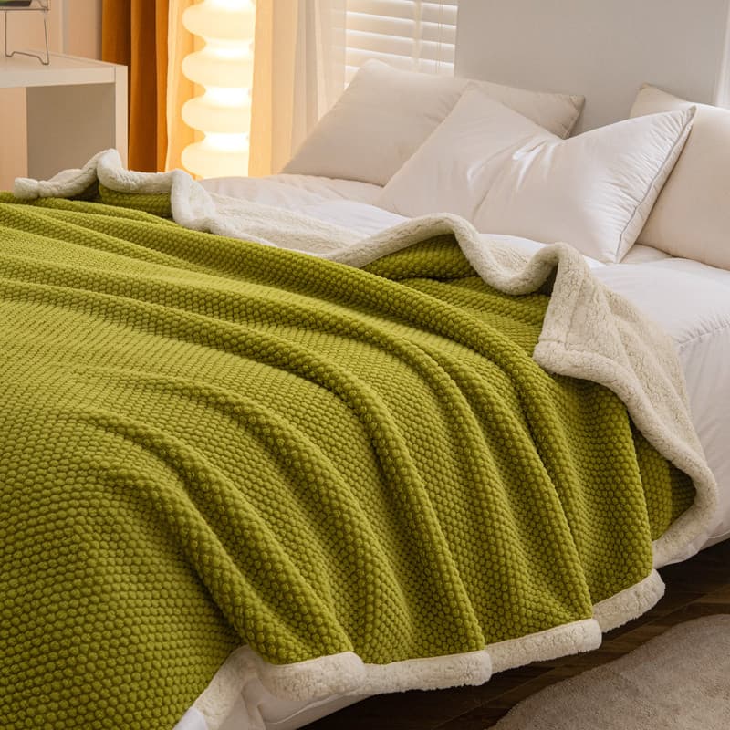 Cobertor de verão capa cobertor leite flanela escritório Nap lazer cobertor ar condicionado pequeno cobertor folha cama