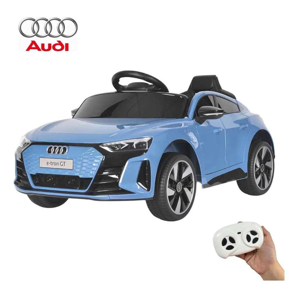 Carro Elétrico Audi Etron GT Licenciado 6V Infantil Com Controle E Bluetooth Importway Azul