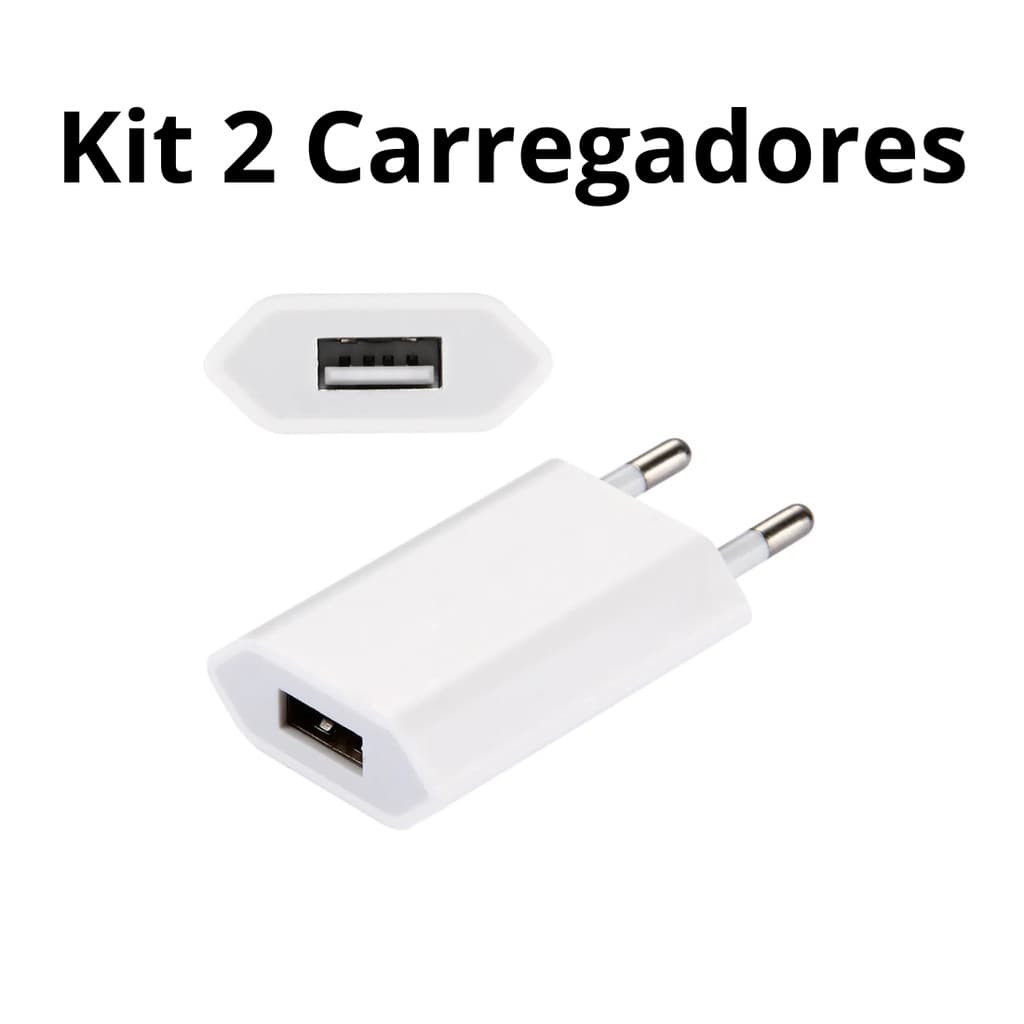 kit 2 Carregador para Smartwatch,fone de ouvido ,umidificado, caixa de som, ventilador, barbeado
