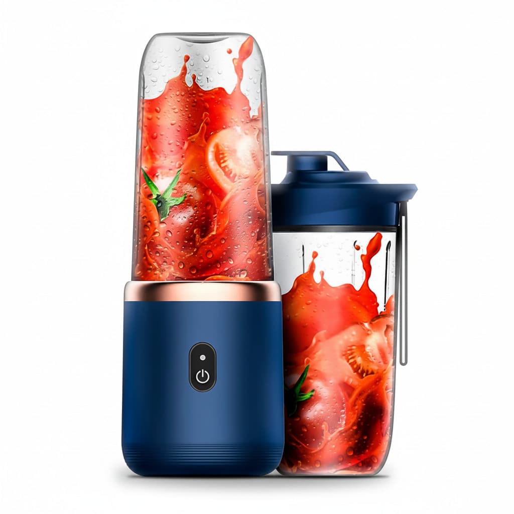 Liquidificador Mixer Pessoal Portátil Recarregável USB 400ml para Shakes e Vitaminas Fitness Az